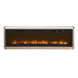 West Kensington - Caramel Sea Salt Caramel Fireplace & Electric Insert 2pc from Michael Amini - Luna Furniture