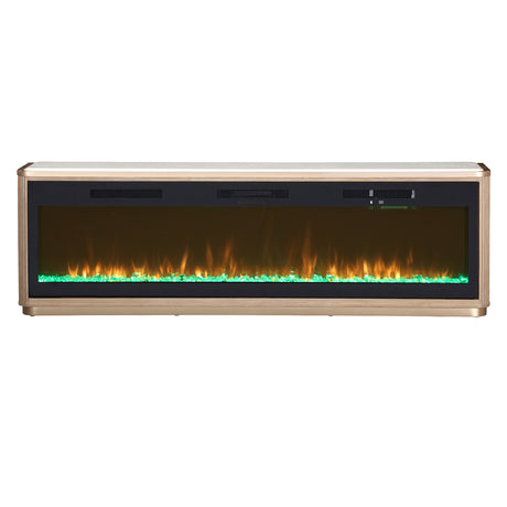 West Kensington - Caramel Sea Salt Caramel Fireplace & Electric Insert 2pc from Michael Amini - Luna Furniture