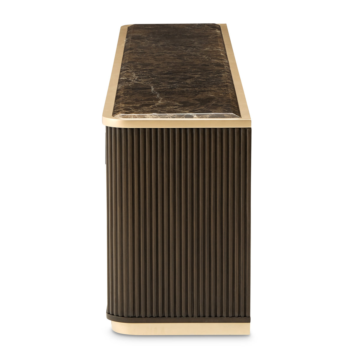 West Kensington Medium Espresso Fireplace & Electric Insert 2pc from Michael Amini - Luna Furniture