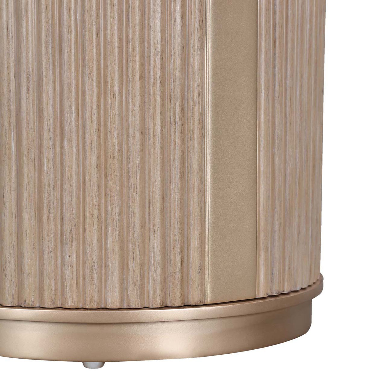 West Kensington - Caramel Sea Salt Caramel Chairside Table from Michael Amini - Luna Furniture