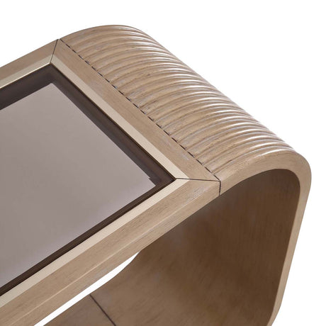 West Kensington - Caramel Sea Salt Caramel Console Table from Michael Amini - Luna Furniture