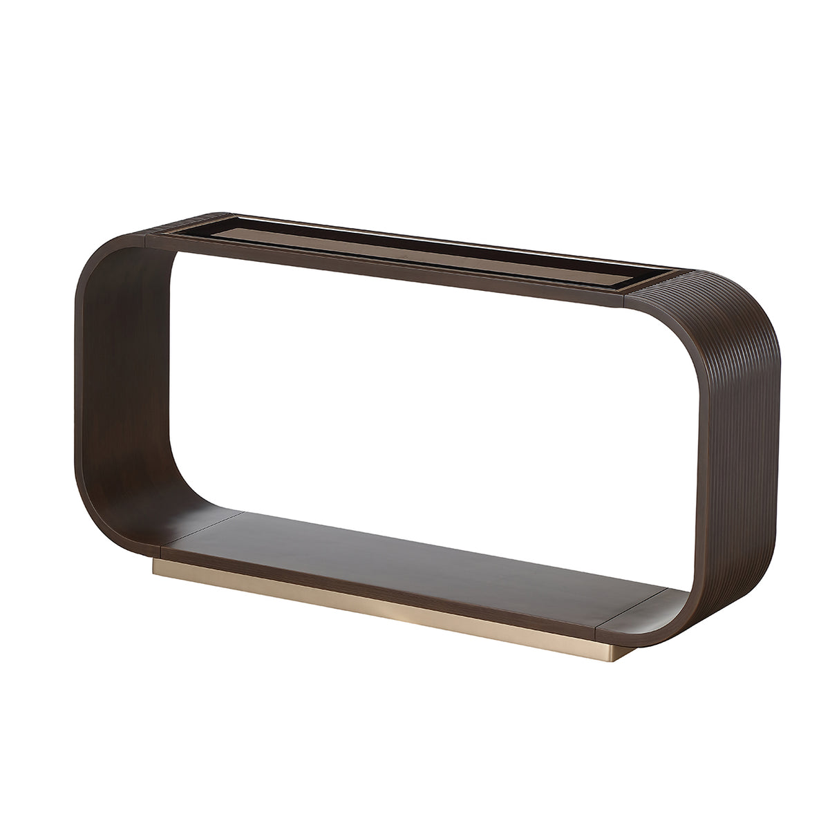 West Kensington Medium Espresso Console Table from Michael Amini - Luna Furniture