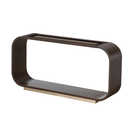West Kensington Medium Espresso Console Table from Michael Amini - Luna Furniture