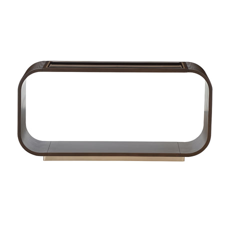 West Kensington Medium Espresso Console Table from Michael Amini - Luna Furniture