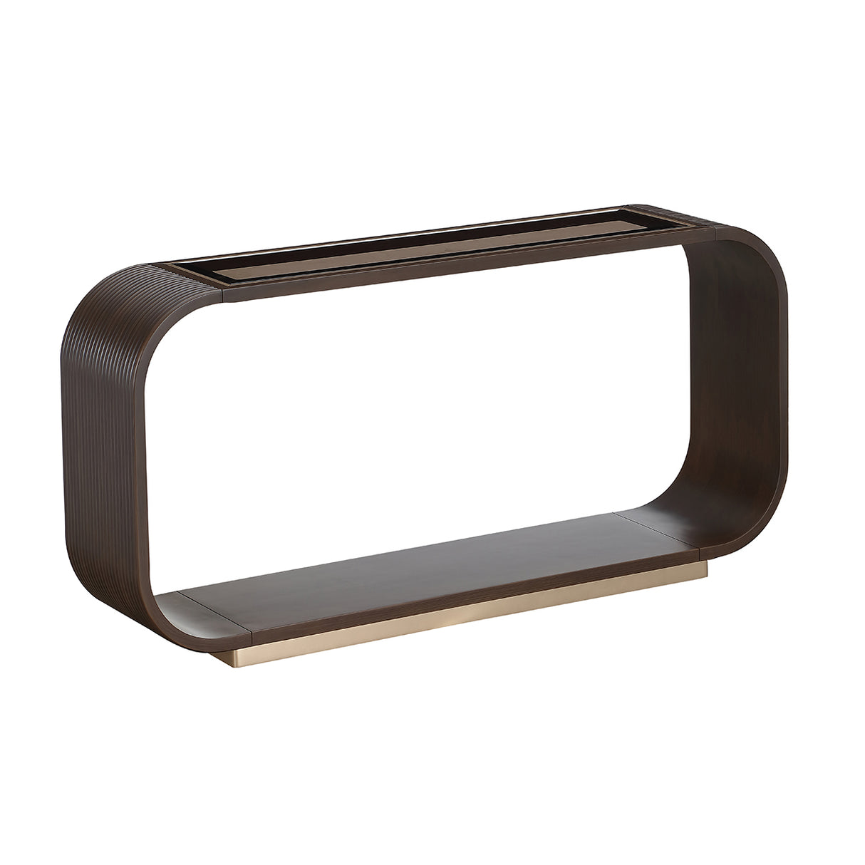 West Kensington Medium Espresso Console Table from Michael Amini - Luna Furniture