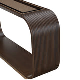 West Kensington Medium Espresso Console Table from Michael Amini - Luna Furniture