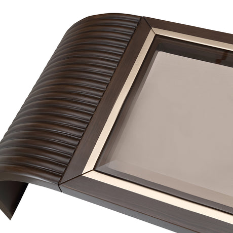 West Kensington Medium Espresso Console Table from Michael Amini - Luna Furniture