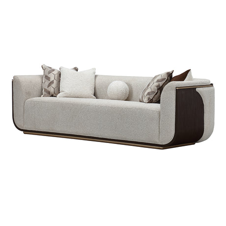 West Kensington Medium Espresso Sofa from Michael Amini - Luna Furniture
