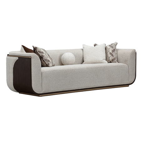 West Kensington Medium Espresso Sofa from Michael Amini - Luna Furniture