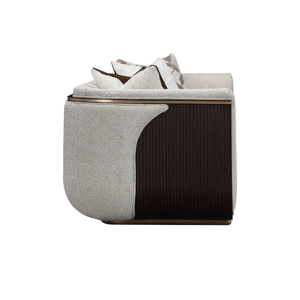 West Kensington Medium Espresso Sofa from Michael Amini - Luna Furniture