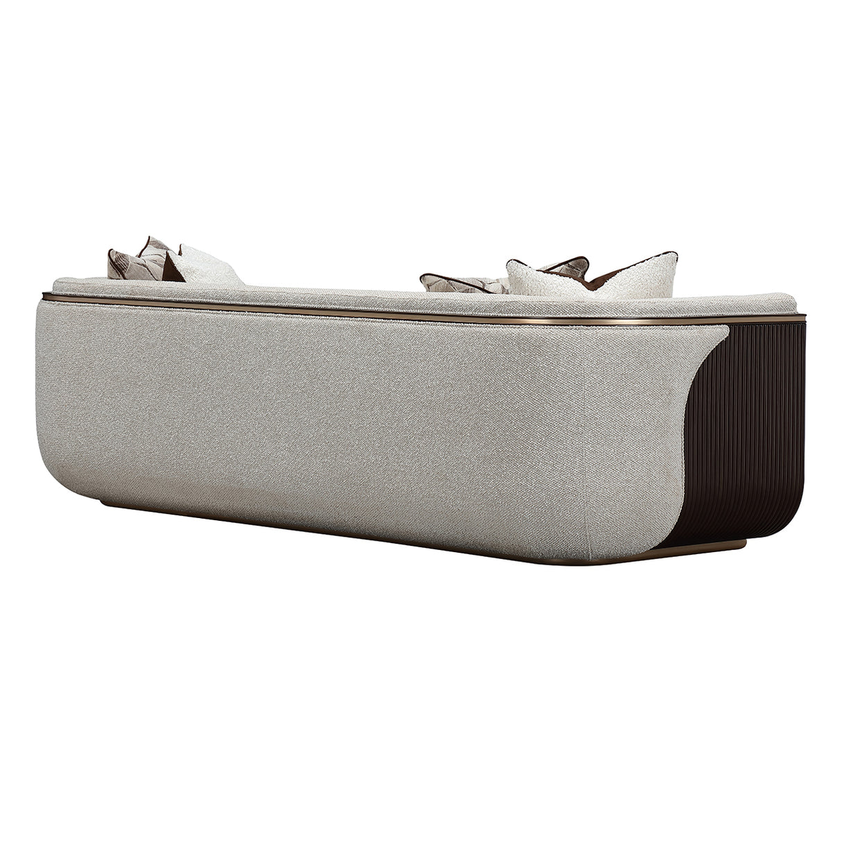 West Kensington Medium Espresso Sofa from Michael Amini - Luna Furniture