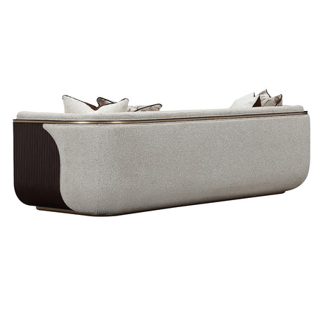 West Kensington Medium Espresso Sofa from Michael Amini - Luna Furniture