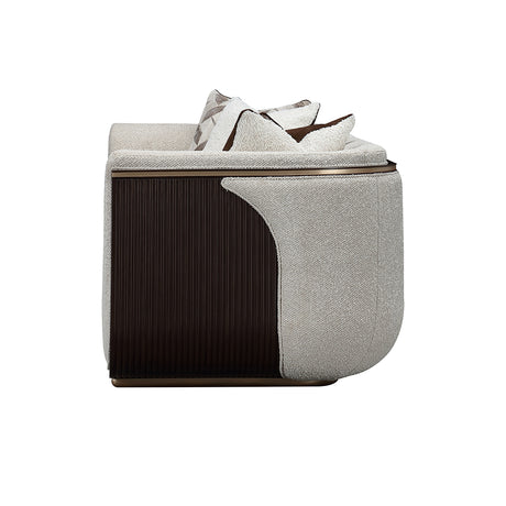 West Kensington Medium Espresso Sofa from Michael Amini - Luna Furniture