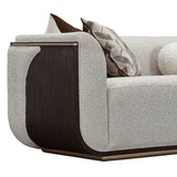 West Kensington Medium Espresso Sofa from Michael Amini - Luna Furniture