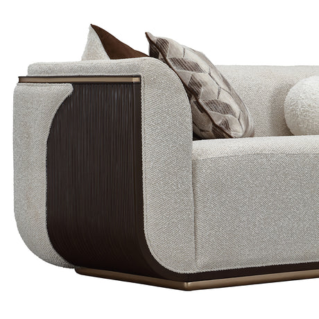 West Kensington Medium Espresso Sofa from Michael Amini - Luna Furniture