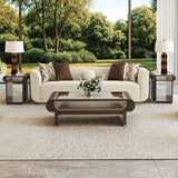 West Kensington Medium Espresso Sofa from Michael Amini - Luna Furniture