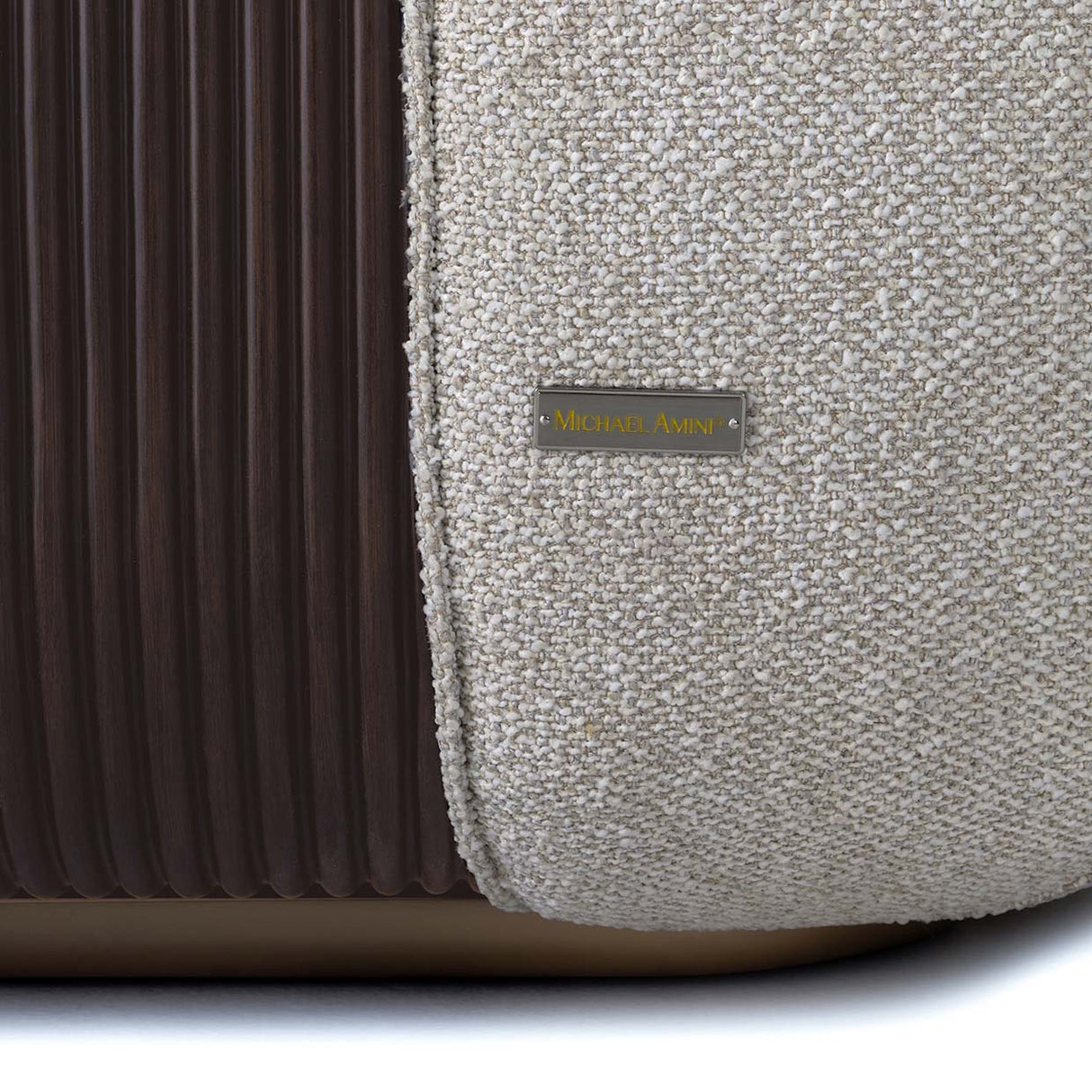 West Kensington Medium Espresso Loveseat from Michael Amini - Luna Furniture