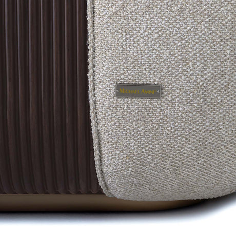 West Kensington Medium Espresso Loveseat from Michael Amini - Luna Furniture