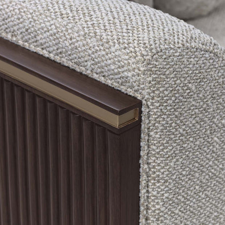 West Kensington Medium Espresso Loveseat from Michael Amini - Luna Furniture