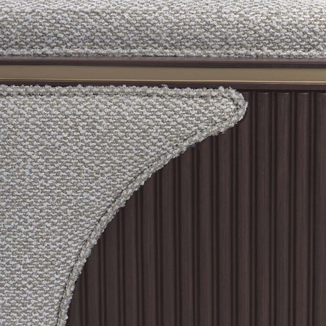 West Kensington Medium Espresso Loveseat from Michael Amini - Luna Furniture