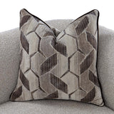 West Kensington Medium Espresso Loveseat from Michael Amini - Luna Furniture