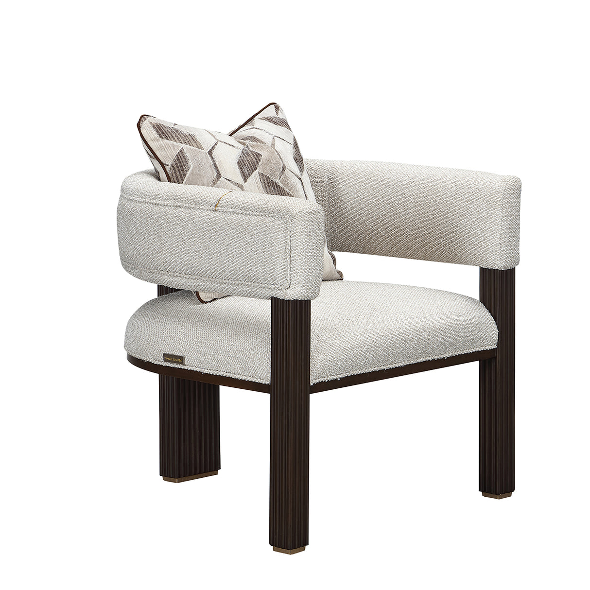 West Kensington Medium Espresso Accent Chair from Michael Amini - Luna Furniture