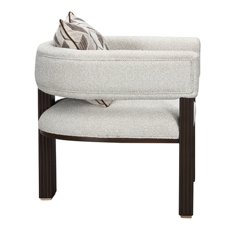 West Kensington Medium Espresso Accent Chair from Michael Amini - Luna Furniture