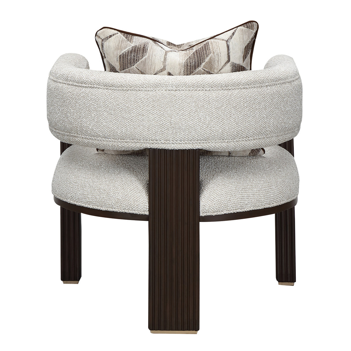 West Kensington Medium Espresso Accent Chair from Michael Amini - Luna Furniture