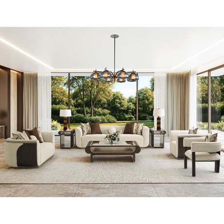 West Kensington Medium Espresso Accent Chair from Michael Amini - Luna Furniture