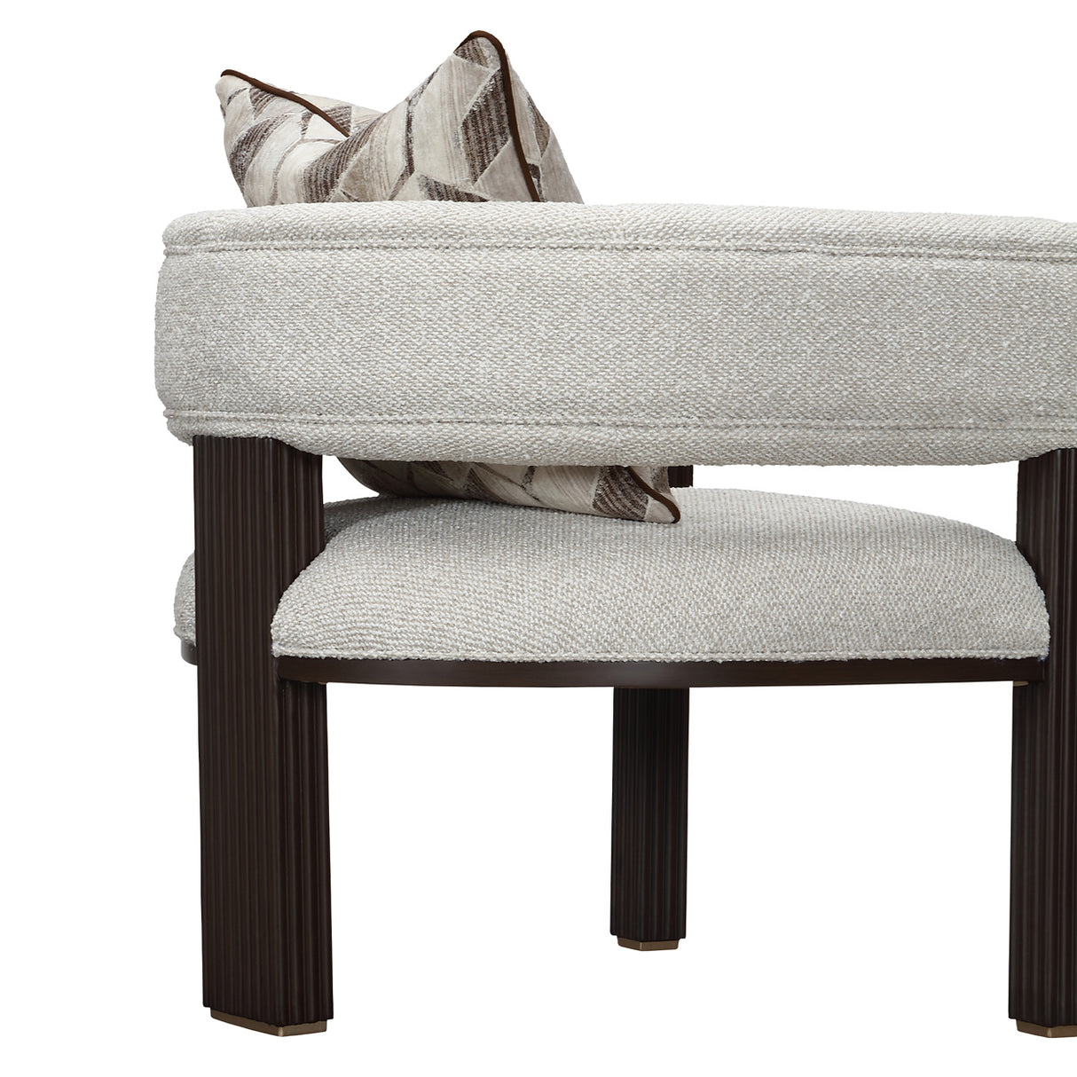 West Kensington Medium Espresso Accent Chair from Michael Amini - Luna Furniture
