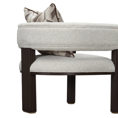West Kensington Medium Espresso Accent Chair from Michael Amini - Luna Furniture