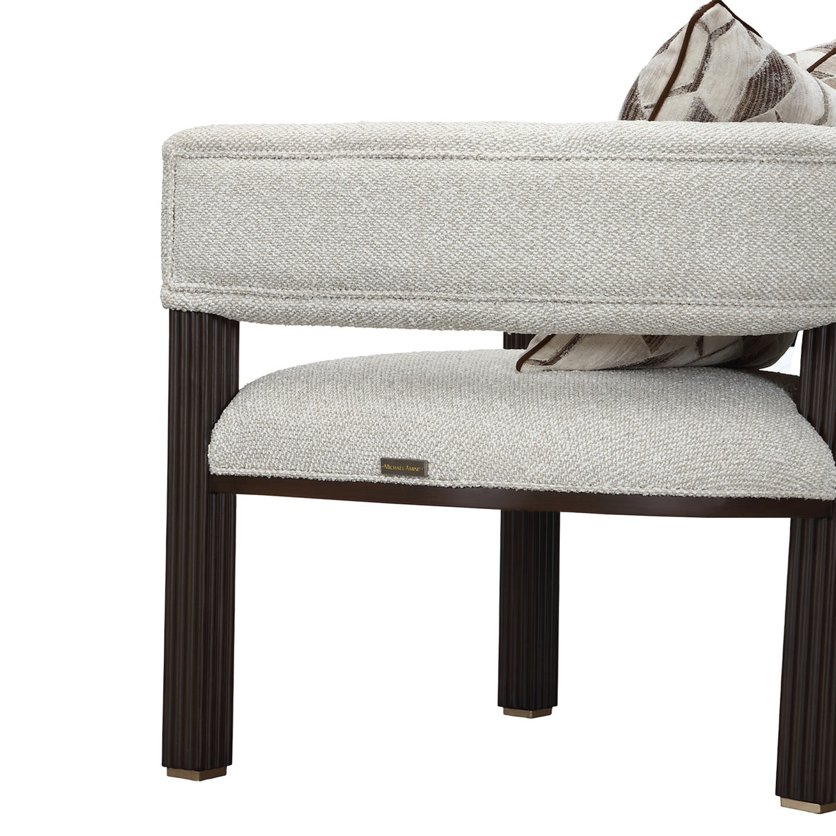 West Kensington Medium Espresso Accent Chair from Michael Amini - Luna Furniture