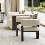 West Kensington Medium Espresso Accent Chair from Michael Amini - Luna Furniture