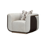 West Kensington Medium Espresso Matching Chair from Michael Amini - Luna Furniture