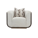 West Kensington Medium Espresso Matching Chair from Michael Amini - Luna Furniture