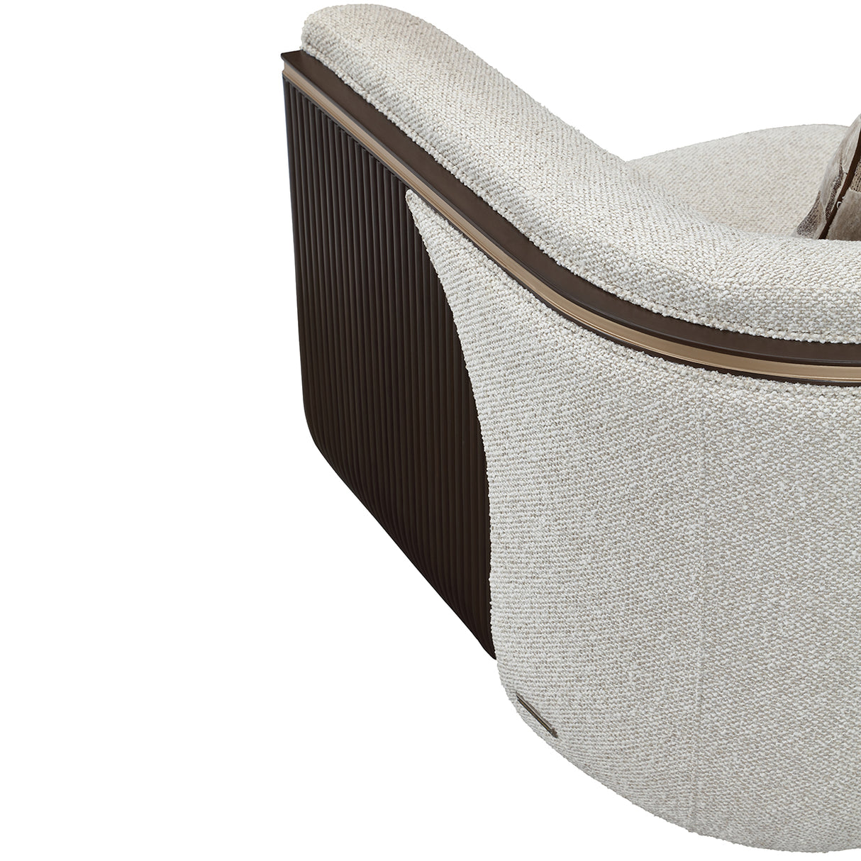 West Kensington Medium Espresso Matching Chair from Michael Amini - Luna Furniture