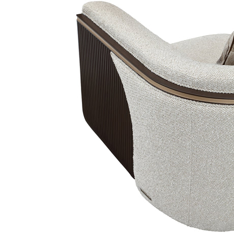 West Kensington Medium Espresso Matching Chair from Michael Amini - Luna Furniture
