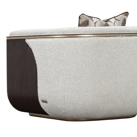 West Kensington Medium Espresso Matching Chair from Michael Amini - Luna Furniture