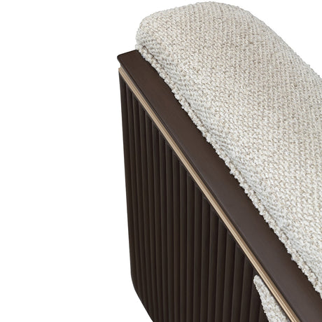 West Kensington Medium Espresso Matching Chair from Michael Amini - Luna Furniture