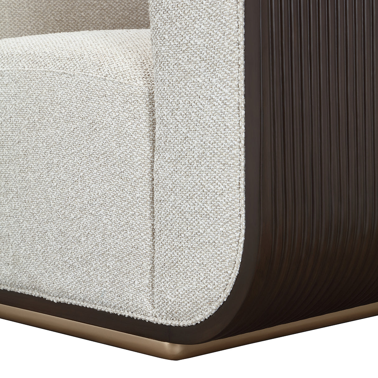 West Kensington Medium Espresso Matching Chair from Michael Amini - Luna Furniture