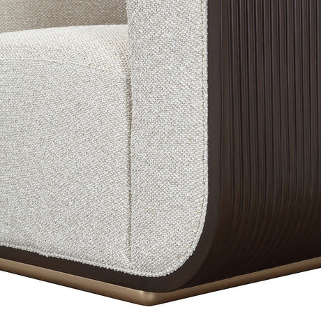 West Kensington Medium Espresso Matching Chair from Michael Amini - Luna Furniture