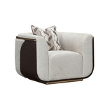 West Kensington Medium Espresso Matching Chair from Michael Amini - Luna Furniture