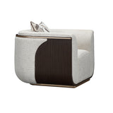 West Kensington Medium Espresso Matching Chair from Michael Amini - Luna Furniture