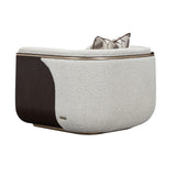 West Kensington Medium Espresso Matching Chair from Michael Amini - Luna Furniture