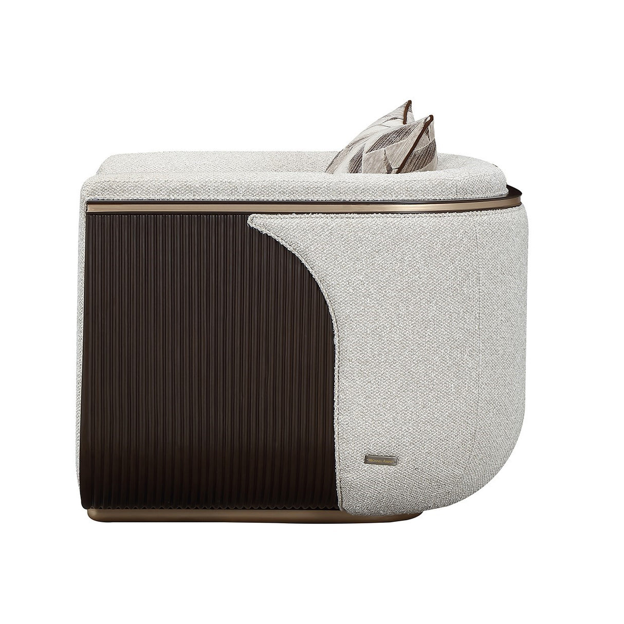 West Kensington Medium Espresso Matching Chair from Michael Amini - Luna Furniture