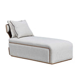 West Kensington - Caramel Sea Salt Caramel Chaise from Michael Amini - Luna Furniture