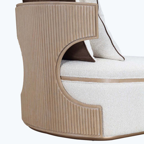 West Kensington - Caramel Sea Salt Caramel Chaise from Michael Amini - Luna Furniture