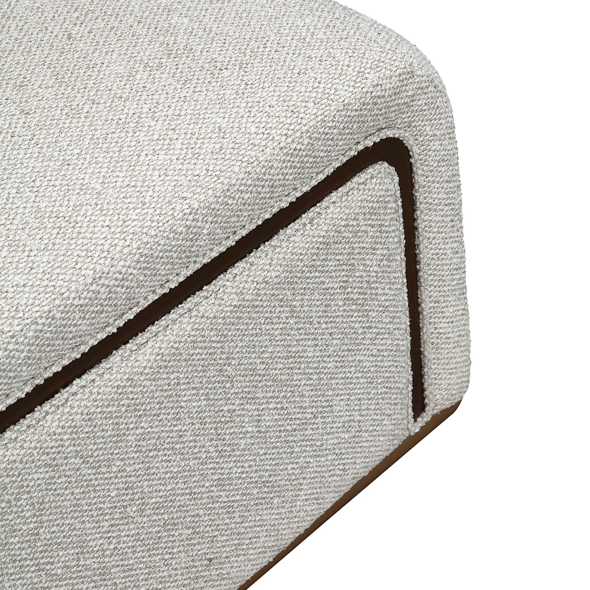 West Kensington Medium Espresso Chaise from Michael Amini - Luna Furniture