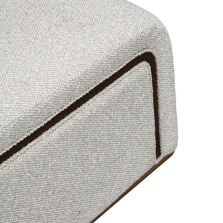 West Kensington Medium Espresso Chaise from Michael Amini - Luna Furniture