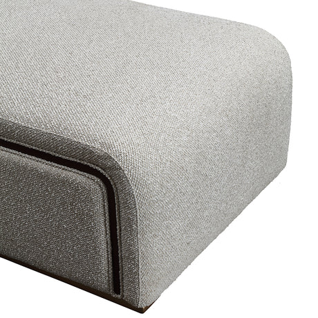West Kensington Medium Espresso Chaise from Michael Amini - Luna Furniture